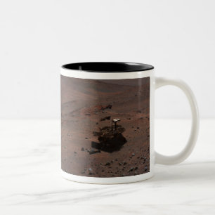 Erkundung durch Mars Rover Spirit Zweifarbige Tasse