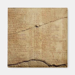Erlass des Kaisers Diocletian Magnet