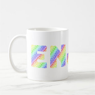 Erlaube dir selbst, Regenbogenfarben zu GENIESSEN Kaffeetasse