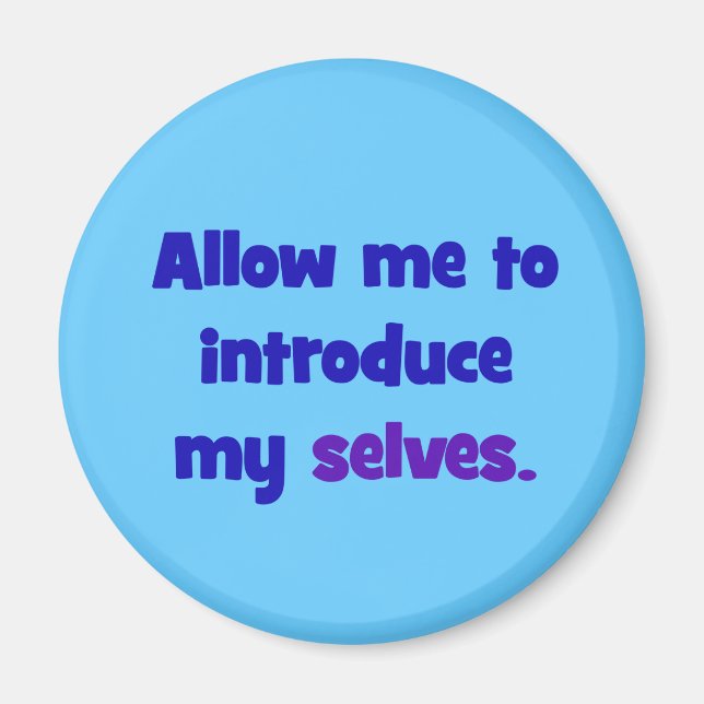 Erlauben Sie mir, mich vorzustellen Magnet (Vorne)