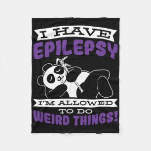 Erlaubt seltsame Dinge haben Epilepsie Bewusstsein Fleecedecke