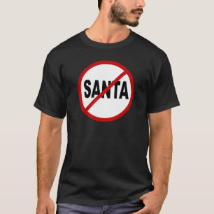 Erlaubte Zeichen-Aussage des Hass-Santa/No Sankt T-Shirt