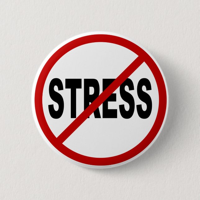 Erlaubtes Zeichen des Hass-Stress/No Druck Button (Vorderseite)