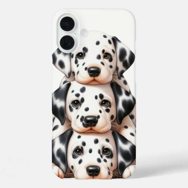 ERLÄUTERTE HUNDE MIT DALMATINER Case-Mate iPhone HÜLLE (Rückseite)