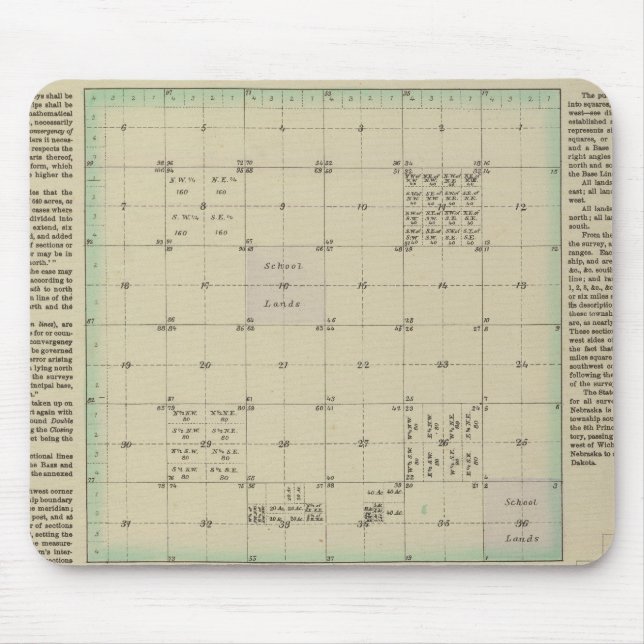 Erläuterung staatlicher Erhebungen Mousepad (Vorne)