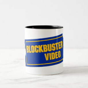 Erlebe es noch einmal   Vintage-80er-Filmverleih-N Zweifarbige Tasse