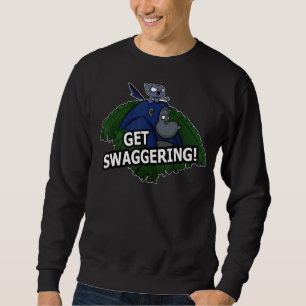 Erleben Sie das schlanke Gorilla- und Katzendesign Sweatshirt