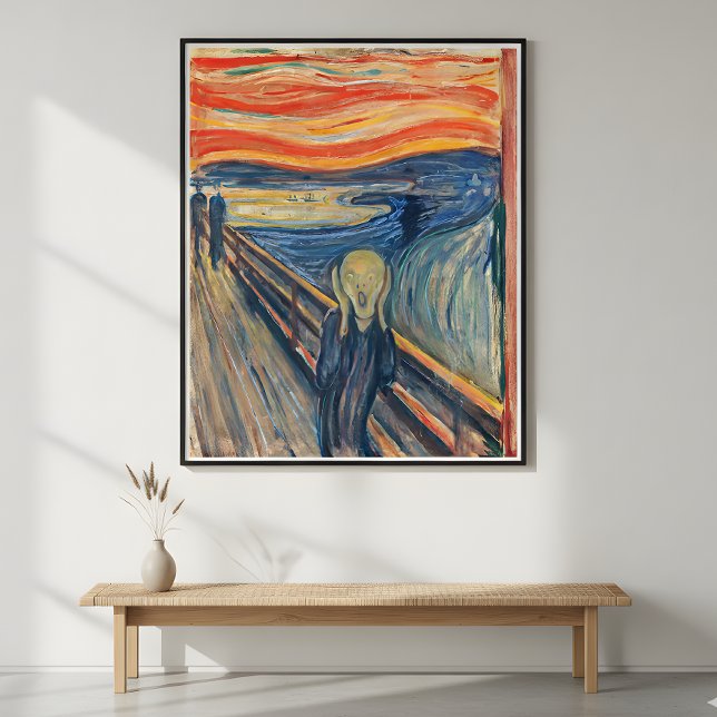 Erleben Sie den Power von Munch's The Scream Poster (Von Creator hochgeladen)