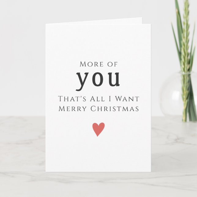 Erleben Sie den Zauber moderner Weihnachtsgrüße Karte (Vorderseite)