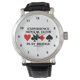 Erleben Sie die Mental Flow Play Bridge (Card-Anzu Armbanduhr
