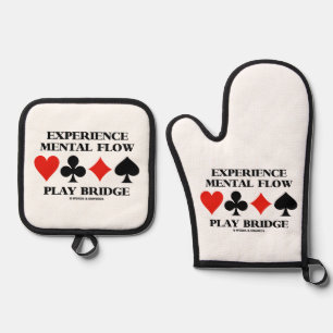 Erleben Sie die Mental Flow Play Bridge Ofenhandschuh & Topflappen-Set