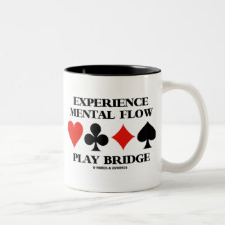 Erleben Sie die Mental Flow Play Bridge Zweifarbige Tasse