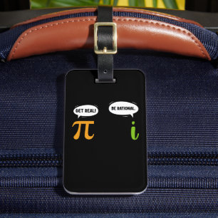 Erleben Sie echte, rationale Mathematik pi Day Gee Gepäckanhänger