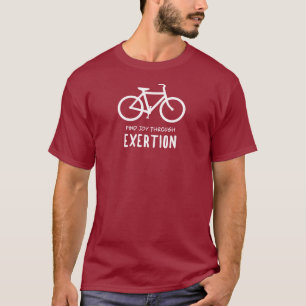 Erleben Sie Freude durch das Fahrradfahren T-Shirt