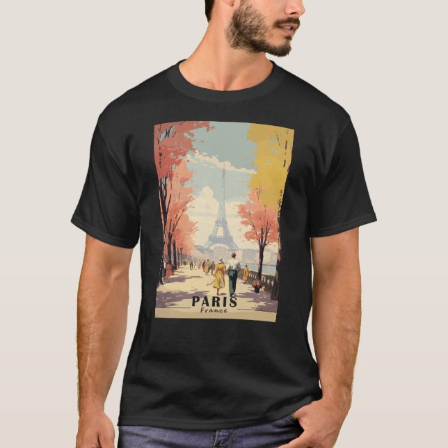 Erleben Sie Mystik in Paris T-Shirt (Vorderseite)