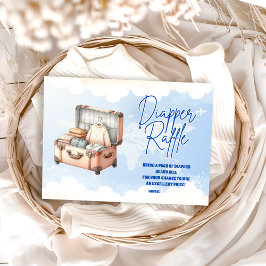 Erlebnis der Weltkarte erwartet Diapper Raffle Begleitkarte