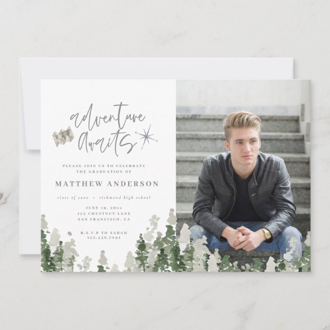 Erlebnis erwartet Ankündigung von Abschluss Foto (Vorderseite)