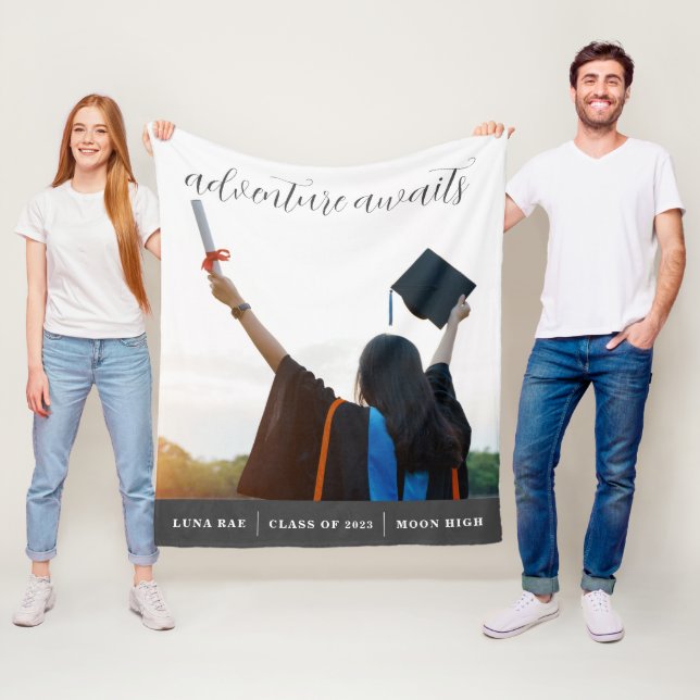 Erlebnis erwartet Graduate Fleece Blanket (Beispiel)