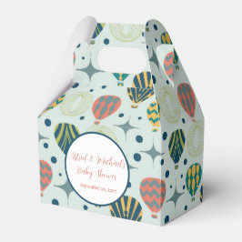 Erlebnis erwartet Hot Air Ballon Sage Baby Dusche Geschenkschachtel