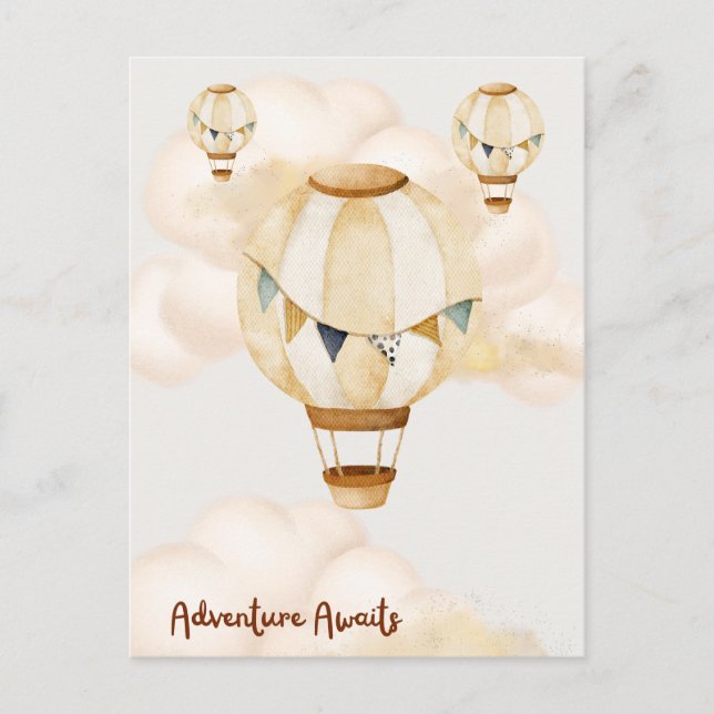 Erlebnis erwartet neutrales Poster Postkarte (Vorderseite)