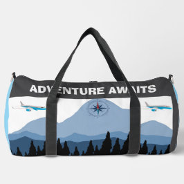 Erlebnis erwartet Skyline-Reiseetag Duffle Bag