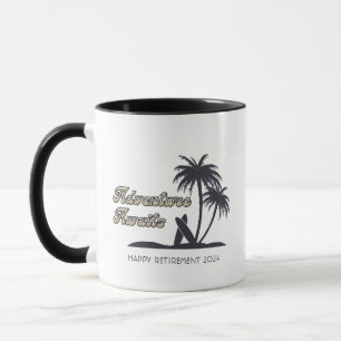 Erlebnis erwartet Tropical Beach Happy Rente Tasse