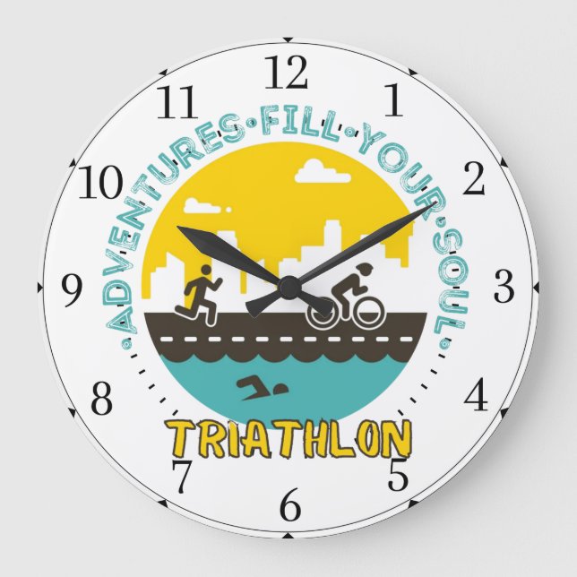 Erlebnis füllen Sie Ihr Soul Acryl Wall Clock Große Wanduhr (Vorderseite)