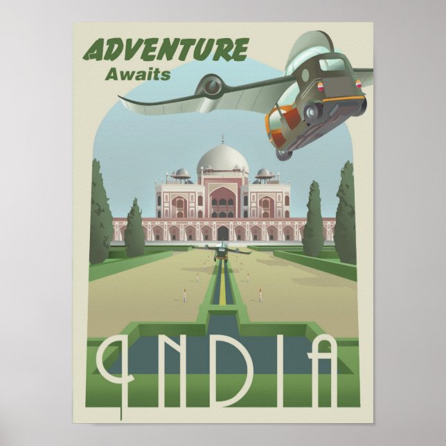 Erlebnis in Indien Poster (Vorne)