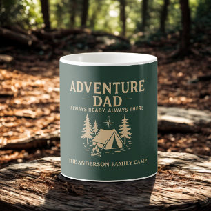 Erlebnis Vater Personalisiertes Camping Kaffeetasse