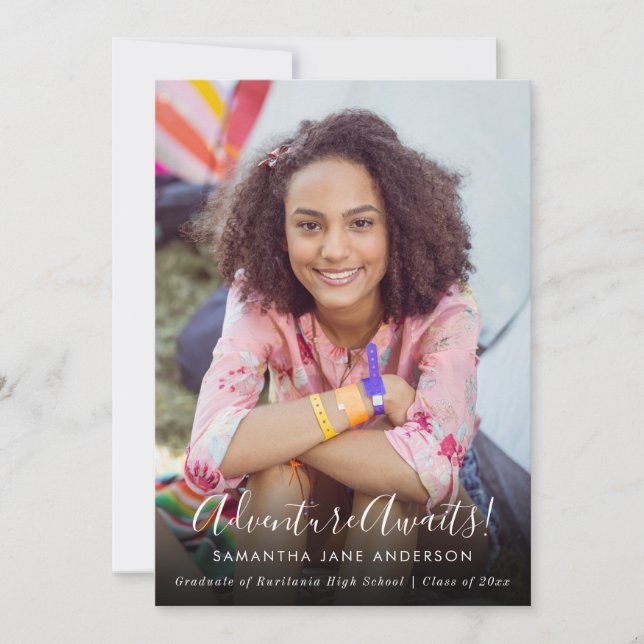 Erlebnis wartet | Ankündigung von Foto Abschluss (Vorderseite)