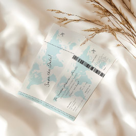 Erlebnis wartet Boarding Pass Einladung