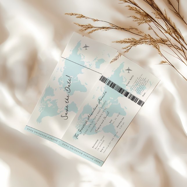 Erlebnis wartet Boarding Pass Einladung (Von Creator hochgeladen)