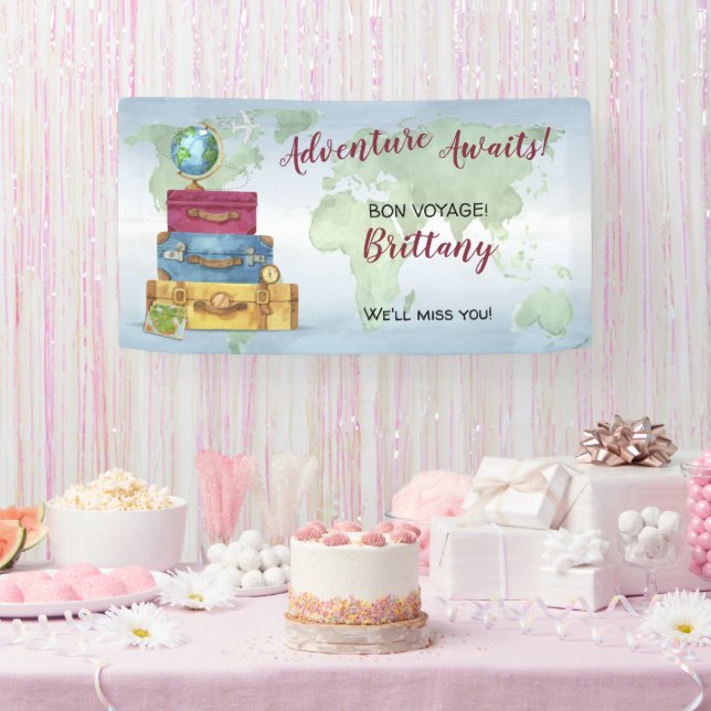 Erlebnis wartet Kofferräume Farewell Moving Party Banner (Party)