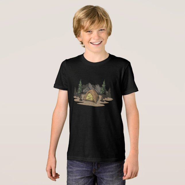 Erlebnis wartet Tri-Blend shirt (Vorderseite voll)