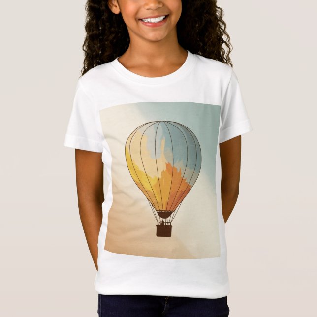 Erlebnisangebote: Design des Heißluftballon-T - Sh T-Shirt (Vorderseite)