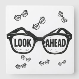 Erlebnisgipfel Quadratische Wanduhr