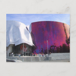 Erlebnismusikprojekt Gebäude in Seattle, Wa Postkarte