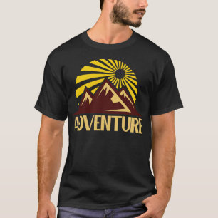 Erlebniswandern Berge Outdoor Trekking Wandern T-Shirt
