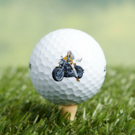 Erlebniszeit Motorradfahrer WUD Golf Ball