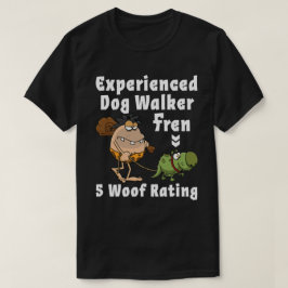 Erlebter Dog Walker Dude T-Shirt