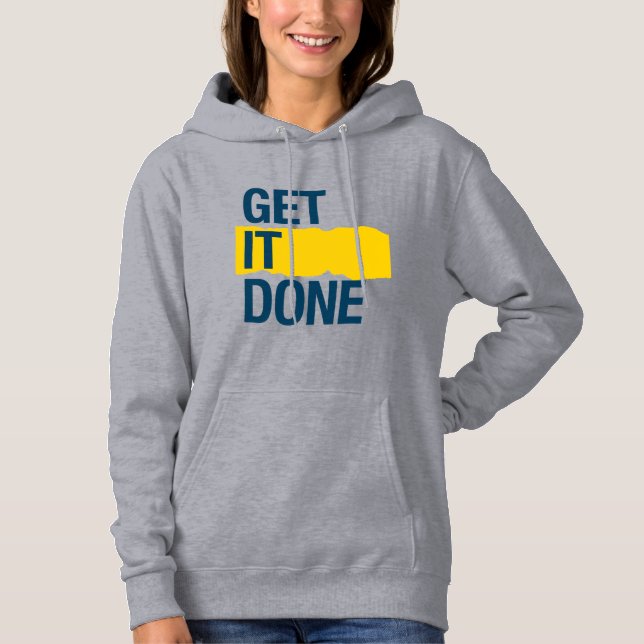 Erledigen Sie es Hoodie (Vorderseite)
