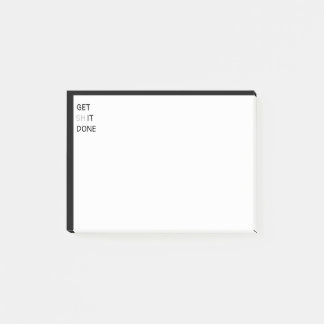 Erledigen Sie Motivierend inspirierendes Zitat Post-it Klebezettel