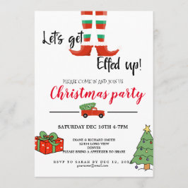 erledigt hässlichen Jumper Weihnachts-Party Einladung