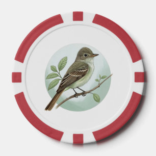 Erlen-Fliegenschnäpper Pokerchips