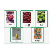 Erlernen der englischen Schreibweise von Früchten