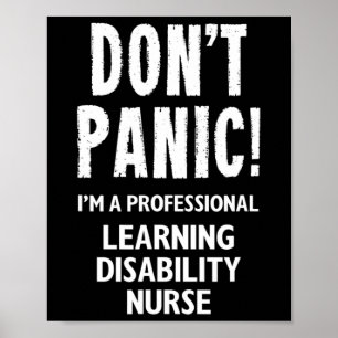 Erlernen von Behinderung Krankenpflege und Behinde Poster