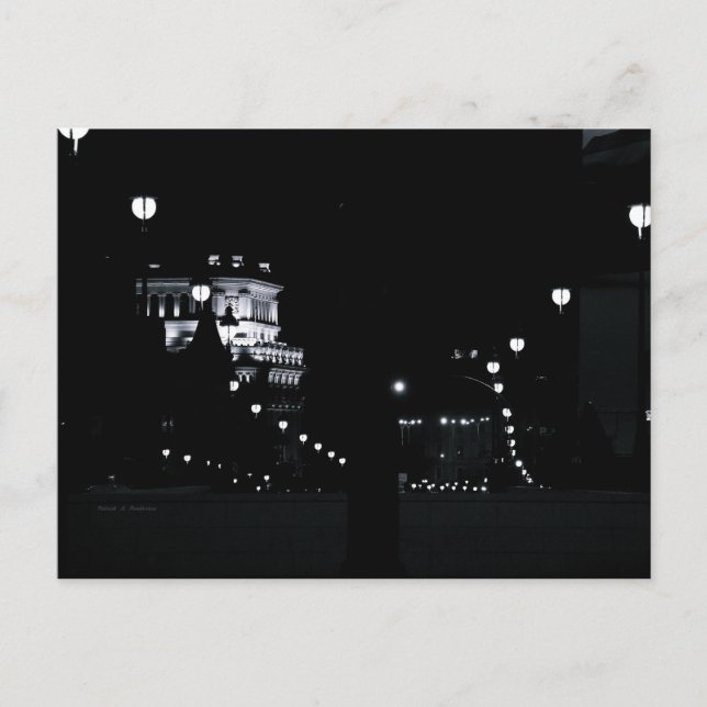 Erleuchte die Nacht Postkarte (Vorderseite)