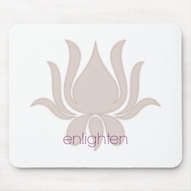 Erleuchte Lotus Mousepad (Vorne)