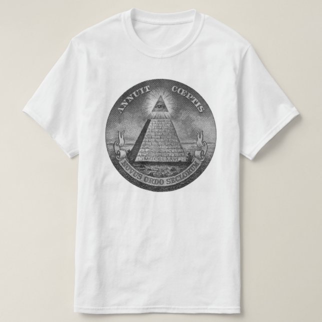 Erleuchtete allen sehenden Augen-T - Shirt (Design vorne)