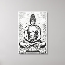 Erleuchtete Essenz Leinwanddruck